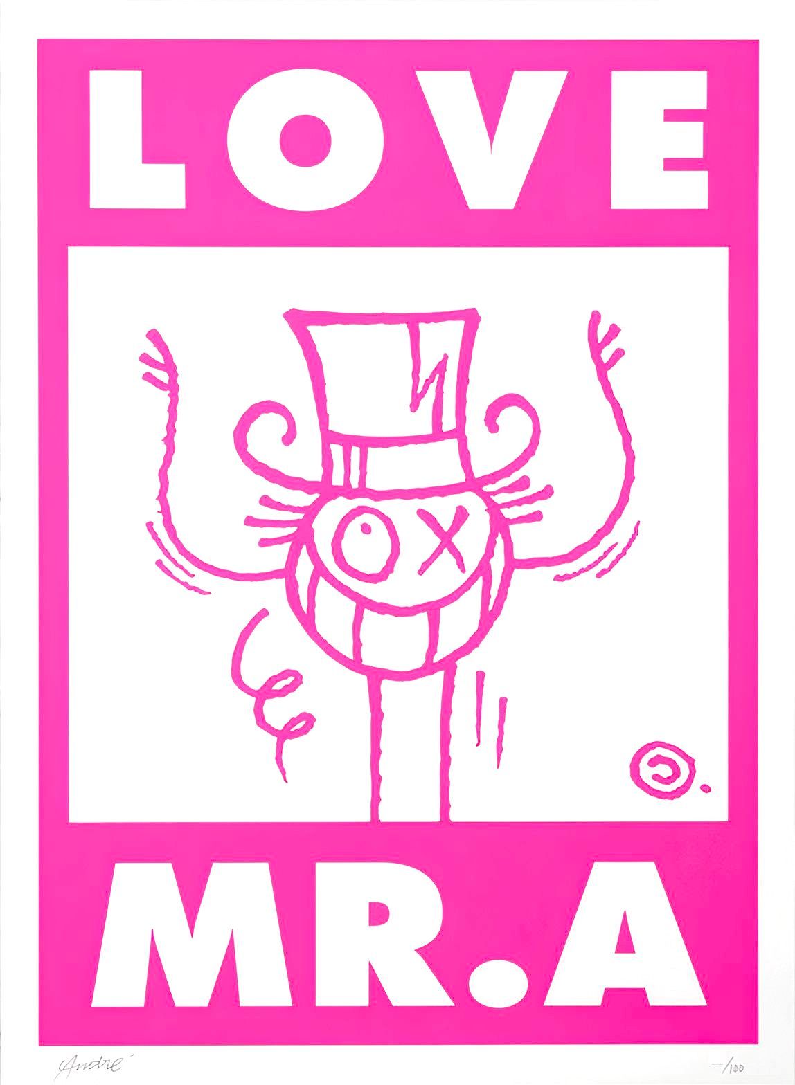 MARKET × andre MR.A André Saraiva | Mr. A (Love) (Pink) | Buy & Sell | FairArt