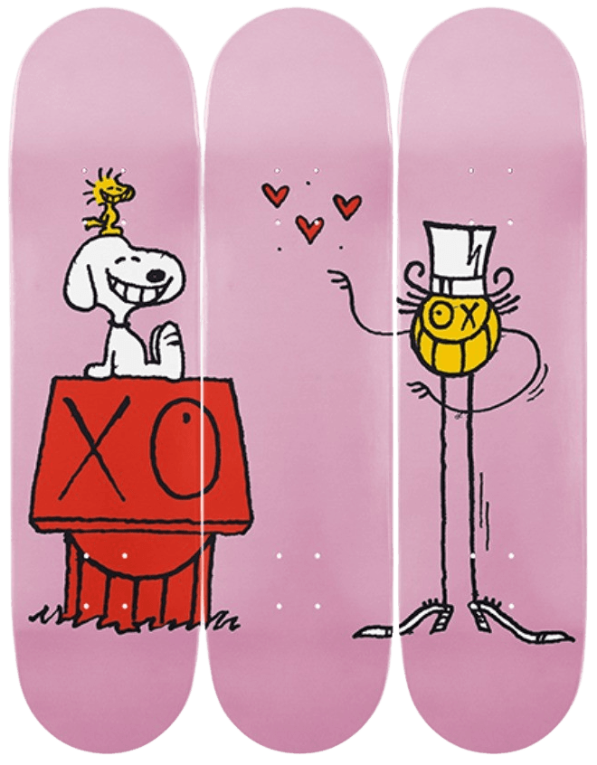 コレクション Andre Saraiva x snoopy Peanuts by André Saraiva X Mr. A – Triptych Sculpture by André