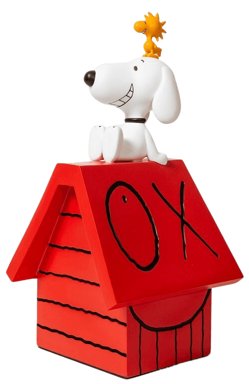 Snoopy and Woodstock with Mr.A (Sculpture) Sculpture by André