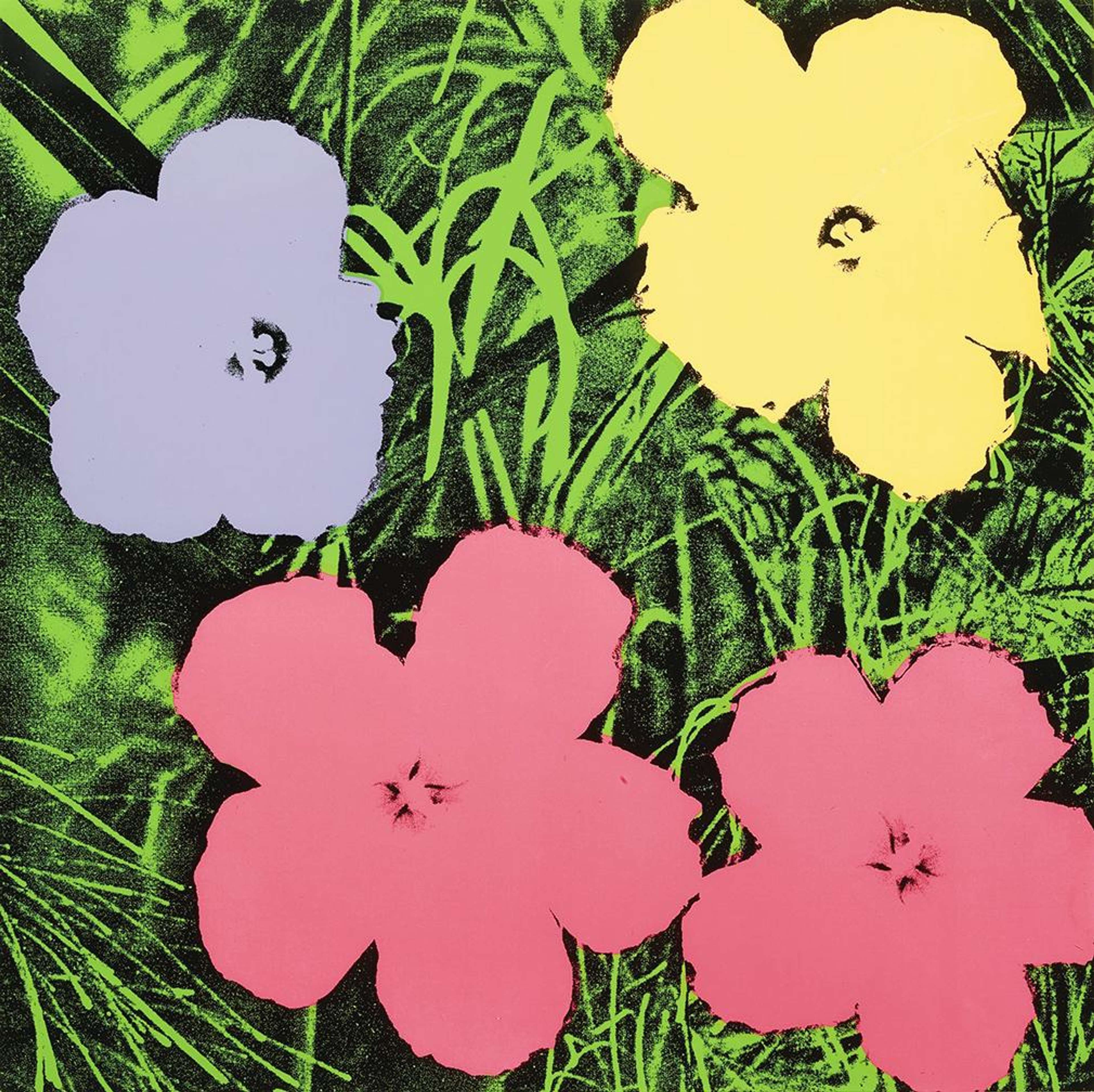 アンディ・ウォーホル　Flowers フラワー　オフセット　刷込サイン　証明書 Flowers (FS II.73) Print by Andy Warhol - Buy & Sell Andy Warhol