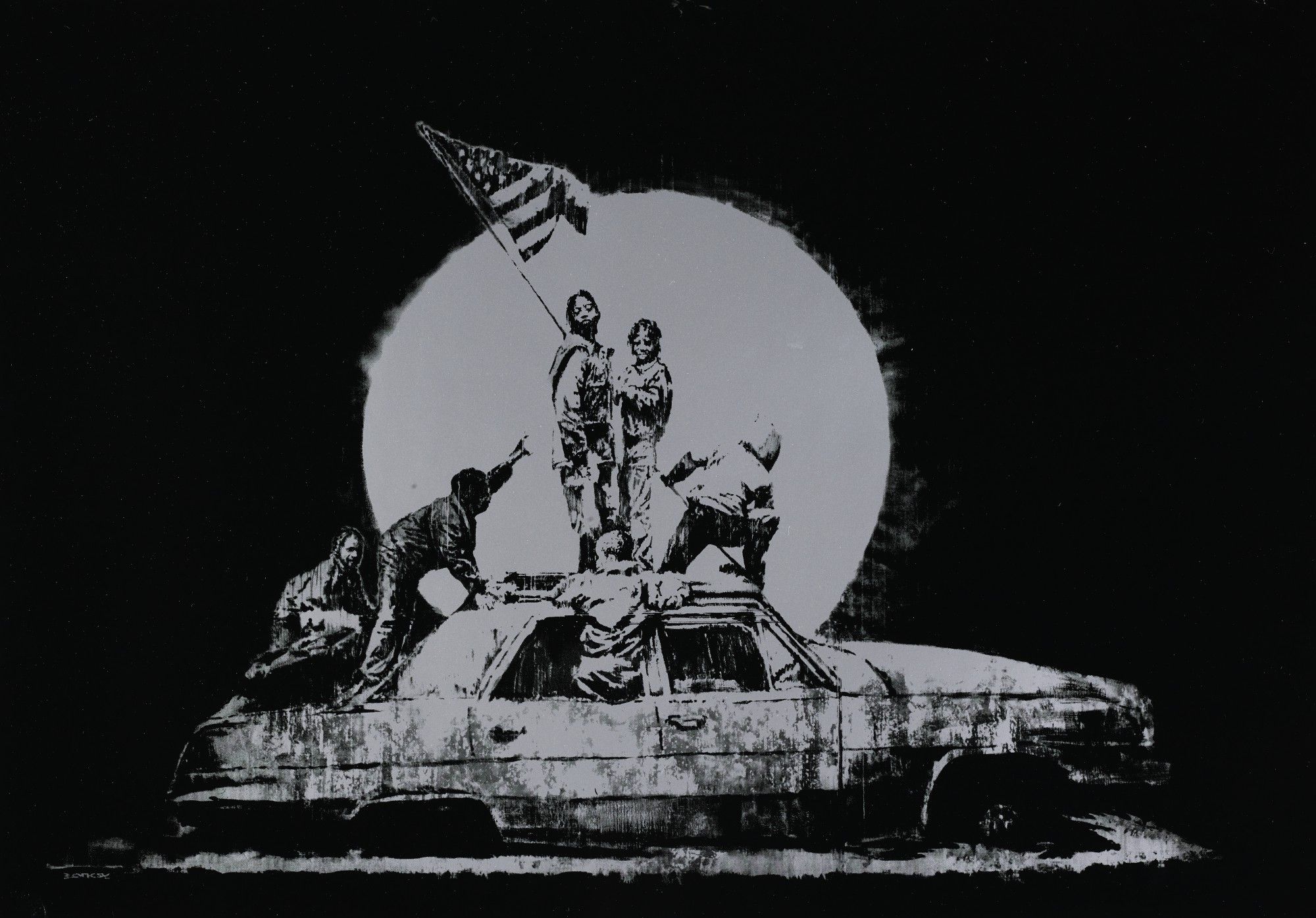 Banksy | Flag (Silver) | Buy & Sell | FairArt
