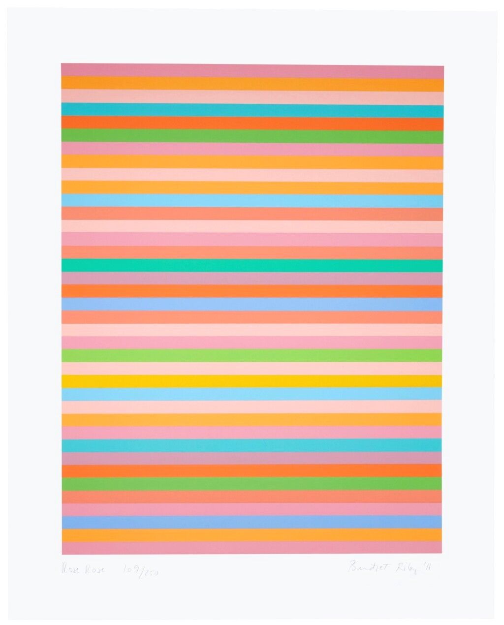 Rose Rose Print by Bridget Riley - Buy & Sell Bridget Riley Prints | FairArt