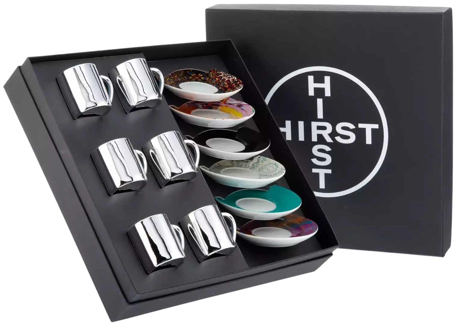 Damien Hirst | Mixed Set of 6 Anamorphic Expresso Cups | Buy