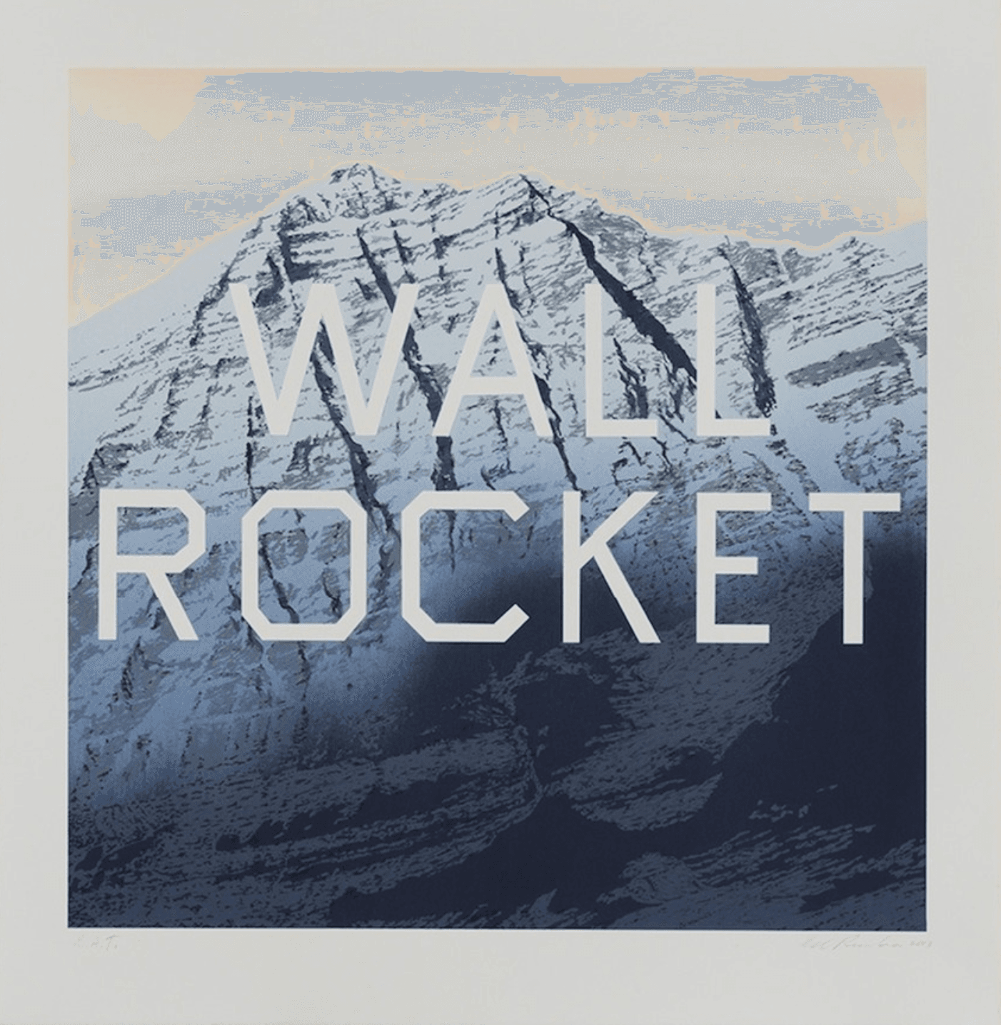 Wall Rocket Print by Ed Ruscha - Buy & Sell Ed Ruscha Prints | FairArt