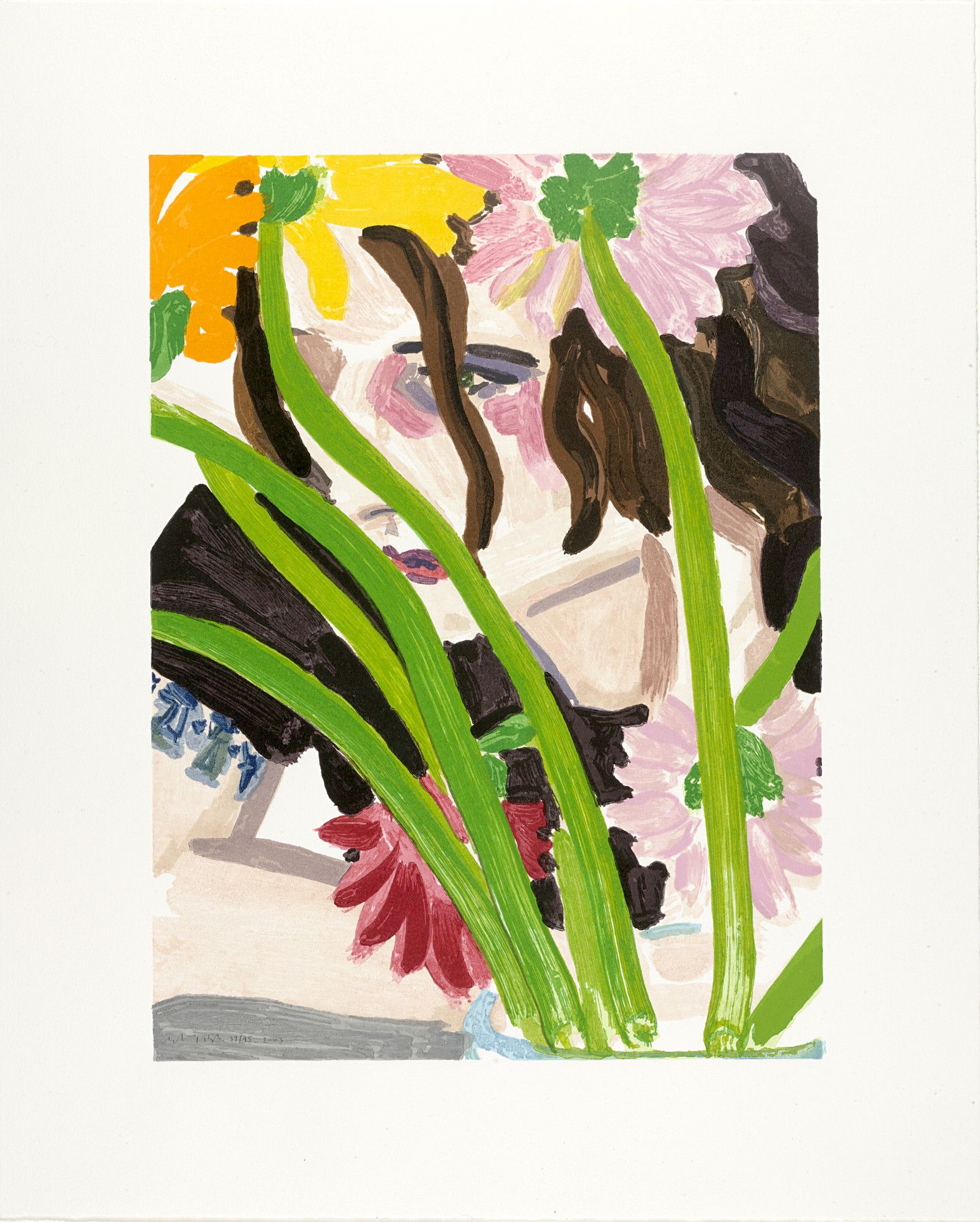 Elizabeth Peyton、Ben、希少画集画、新品額装付 Elizabeth Peyton | Flowers Ben | Buy & Sell | FairArt