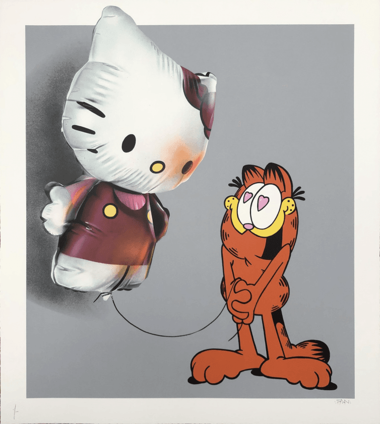 Fanakapan | Hellooo Kitty (Grey) | Buy & Sell | FairArt