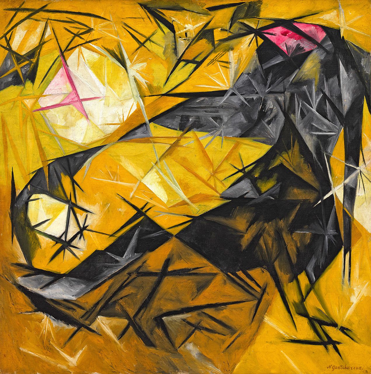 Goncharova, Cats, 1913
