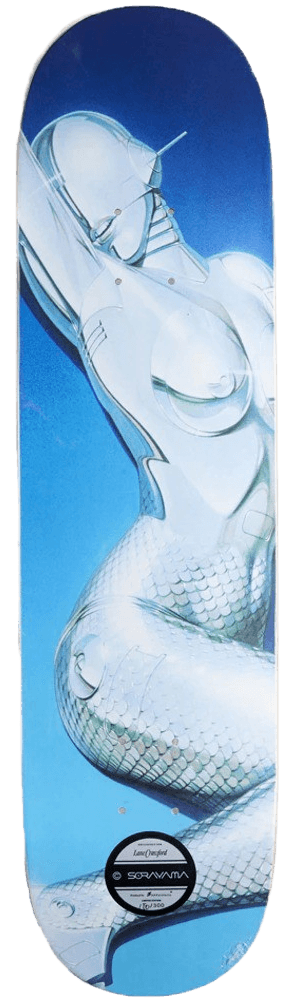 Hajime Sorayama Lane Crawford キーホルダー Lane Crawford Sexy Robot (Skateboard) Collectible by Hajime