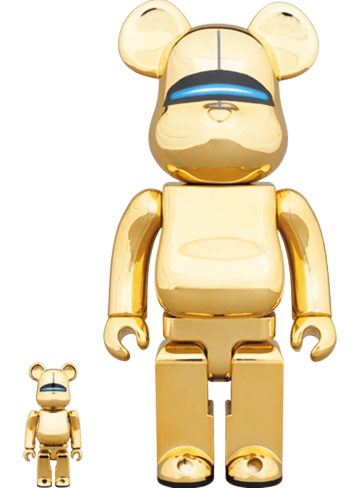 セット！ SORAYAMA SEXY ROBOT GOLD BE@RBRICK SORAYAMA SEXY ROBOT GOLD R@BBRICK