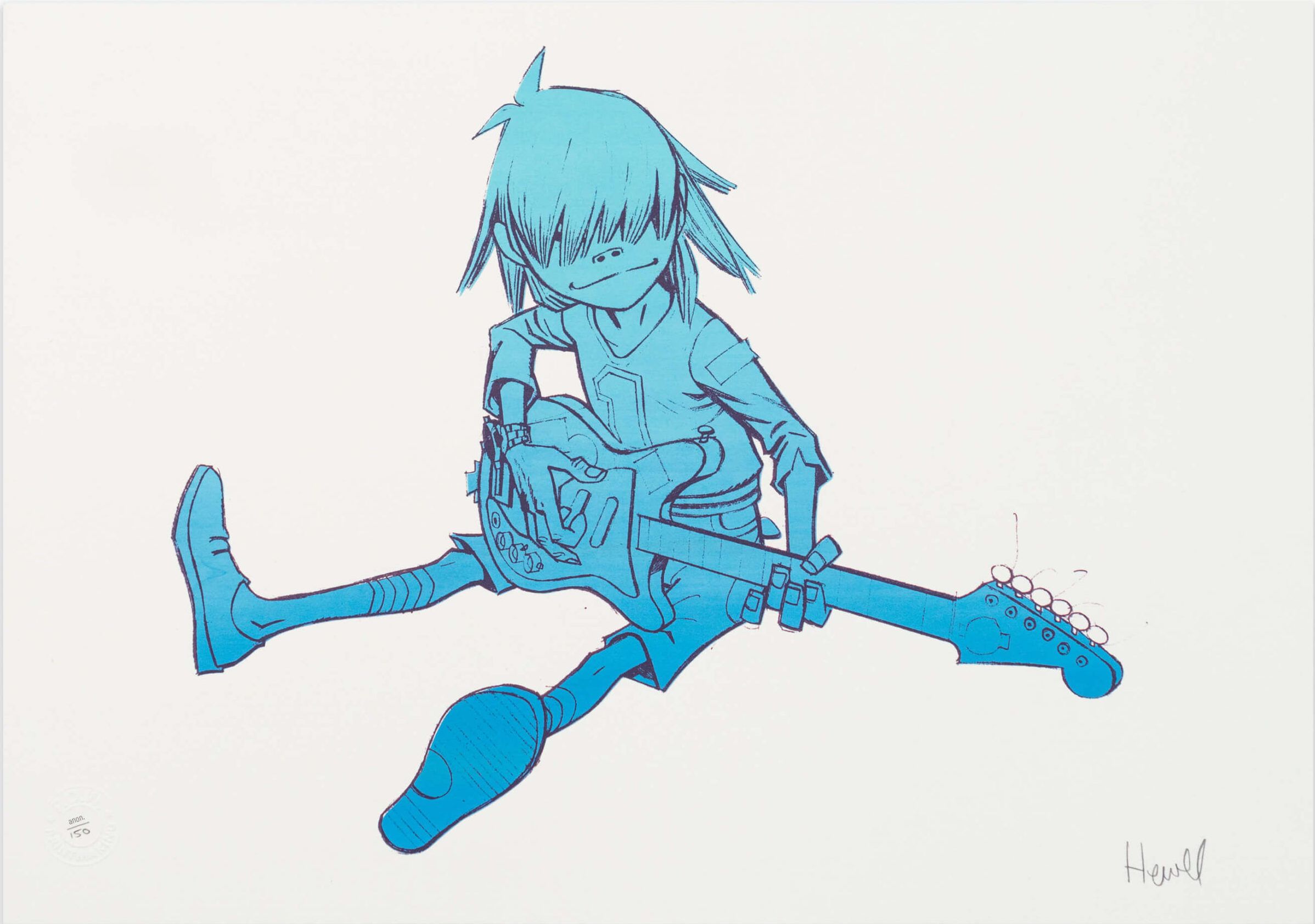 Jamie Hewlett Noodle Blue Signed Buy And Sell Fairart