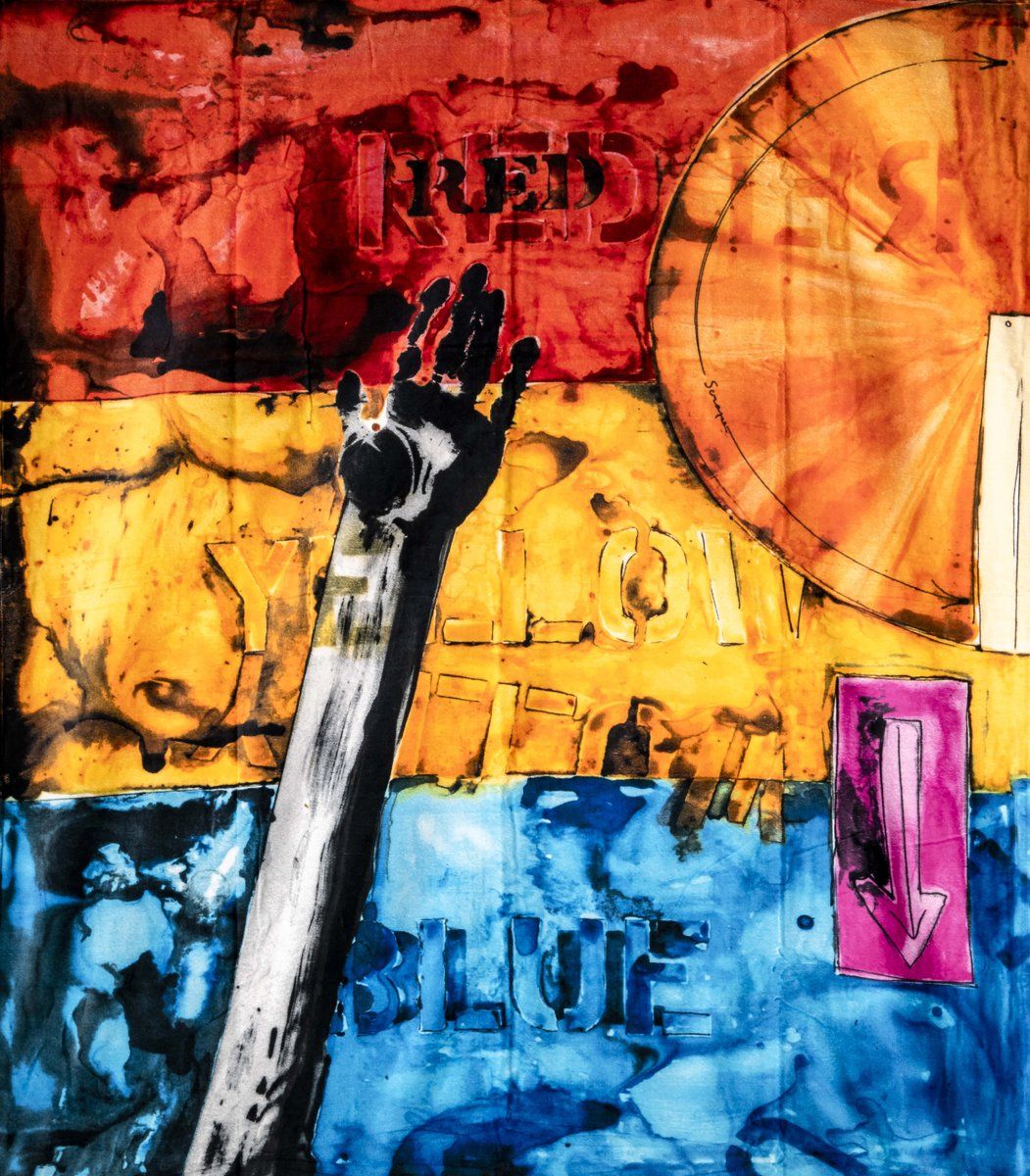 ジャスパー　ジョンズ Jasper_Johns_Red_Yellow_Blue_1