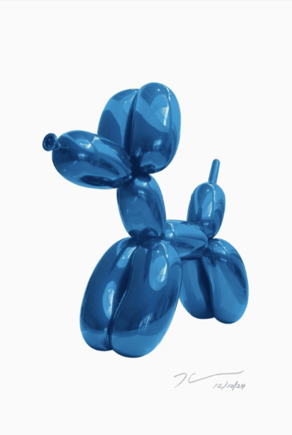 Balloon Dog - Blue - Signed Print by Jeff Koons - Buy & Sell Jeff