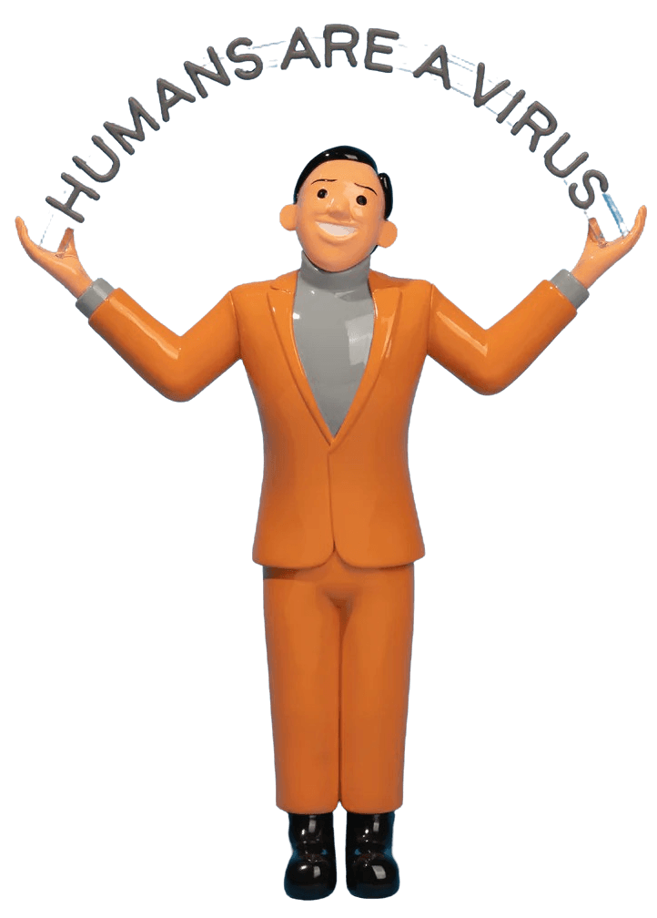 Joan Cornella HUMANS ARE A VIRUS フィギュア Joan Cornella | Humans Are A Virus (Sculpture) | Buy & Sell