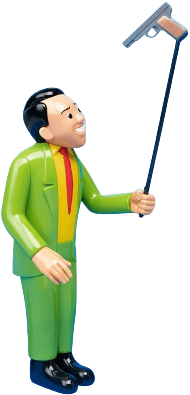 Joan Cornella | Selfie Gun (Sculpture) (Green) | Buy & Sell | FairArt