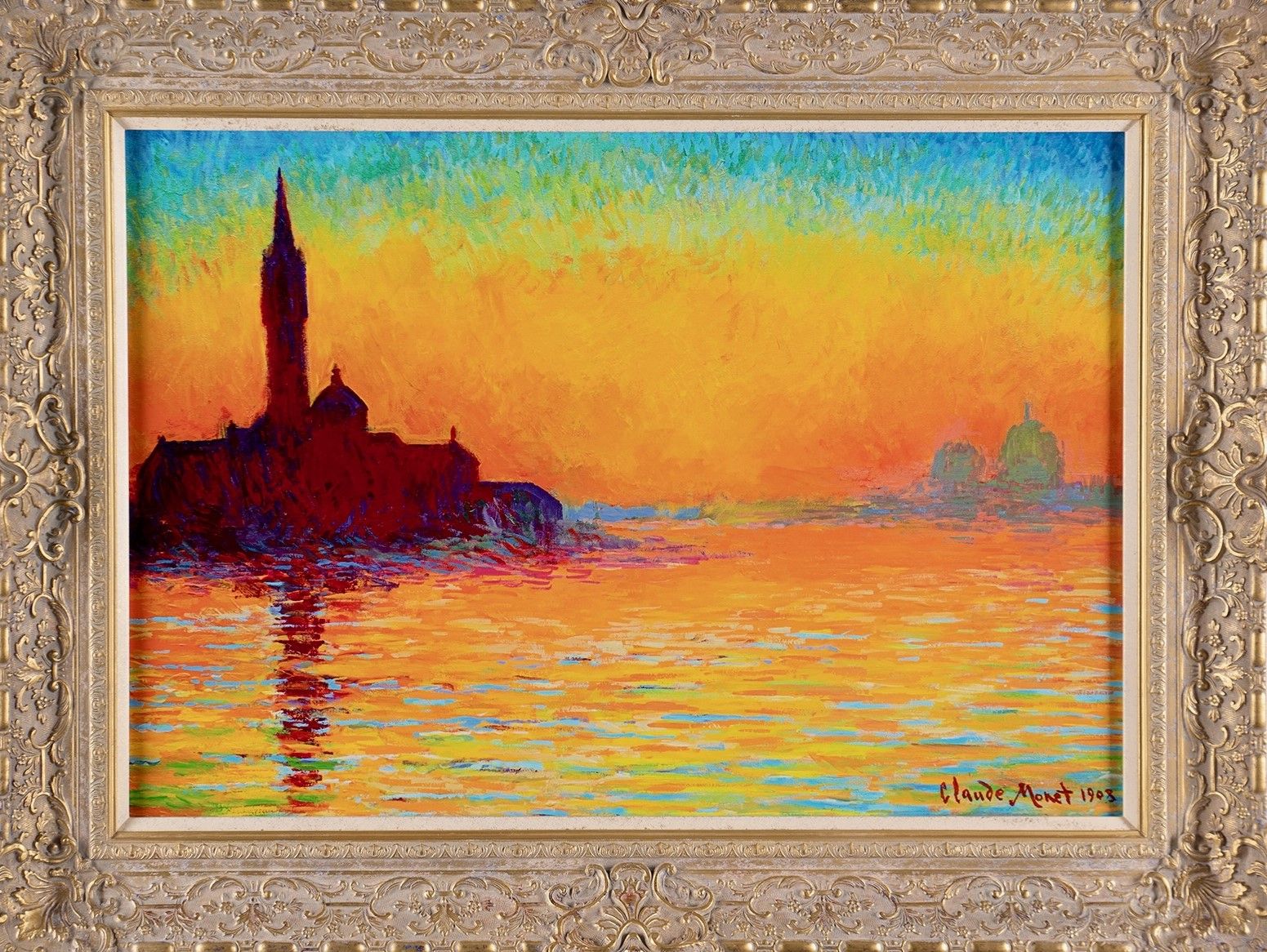 John Myatt | Sunset At San Giorgio Maggiore In The Style Of Claude