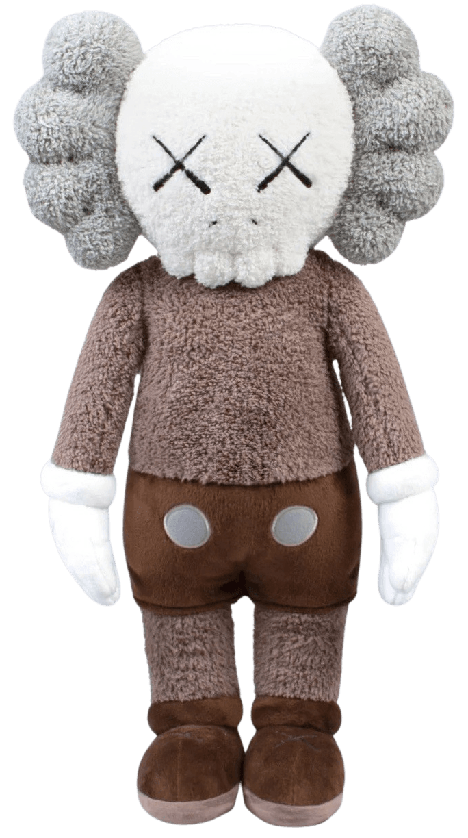 Kaws: Holiday Hong Kong Plush (Brown) Sculpture by Kaws - Buy