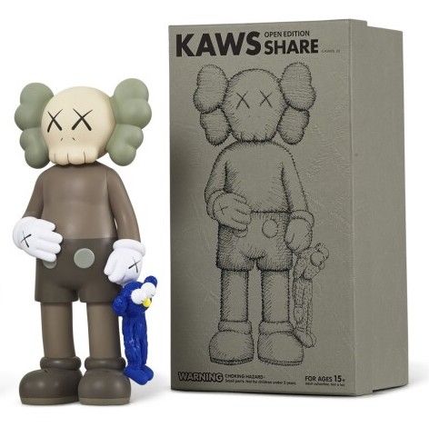Share (Brown) Sculpture by Kaws - Buy & Sell Kaws Sculptures | FairArt