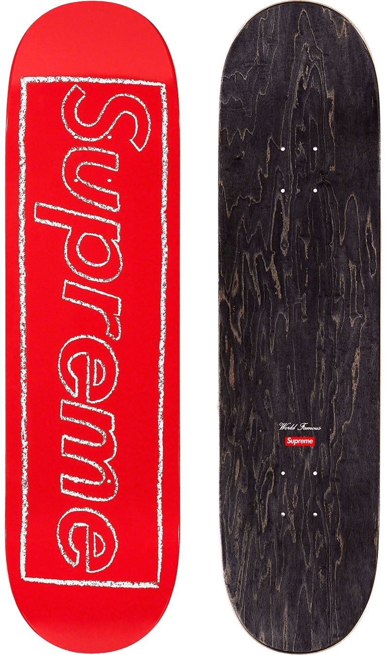 Supreme Skateboard (Red) Collectible by Kaws - Buy & Sell Kaws