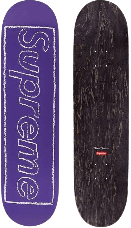 Kaws | Supreme Skateboard (Violet) | Buy & Sell | FairArt