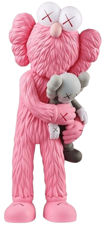 Take (Pink / Grey) Sculpture by Kaws - Buy & Sell Kaws Sculptures