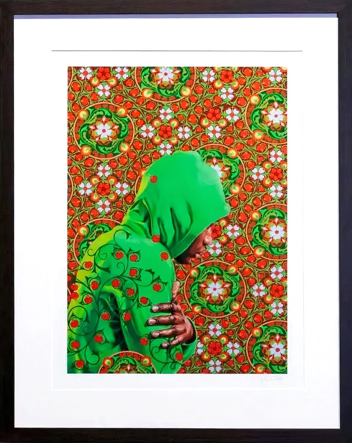 Kehinde Wiley | Head Of A Young Girl Veiled With Flowers | Buy