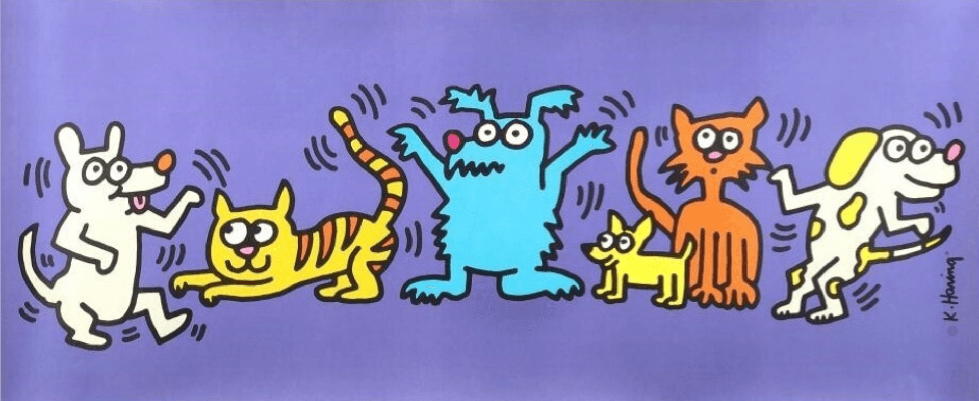 Keith Haring Cats Keith Haring Cats