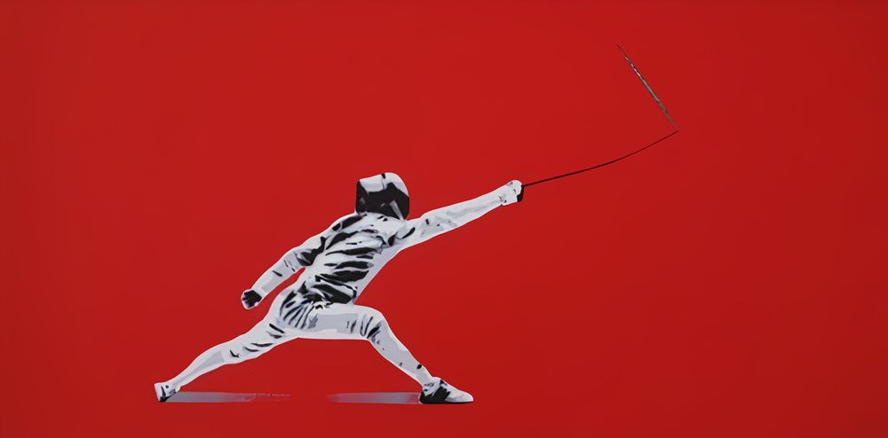 絵画 kunstrasen/fighting a blank paper Fighting A Blank Paper by Kunstrasen Editioned artwork | Art