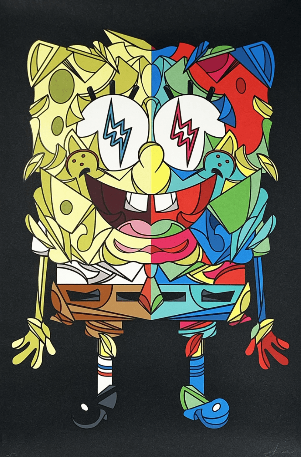 Louis de Guzman | Split Screen Spongebob | Buy & Sell | FairArt