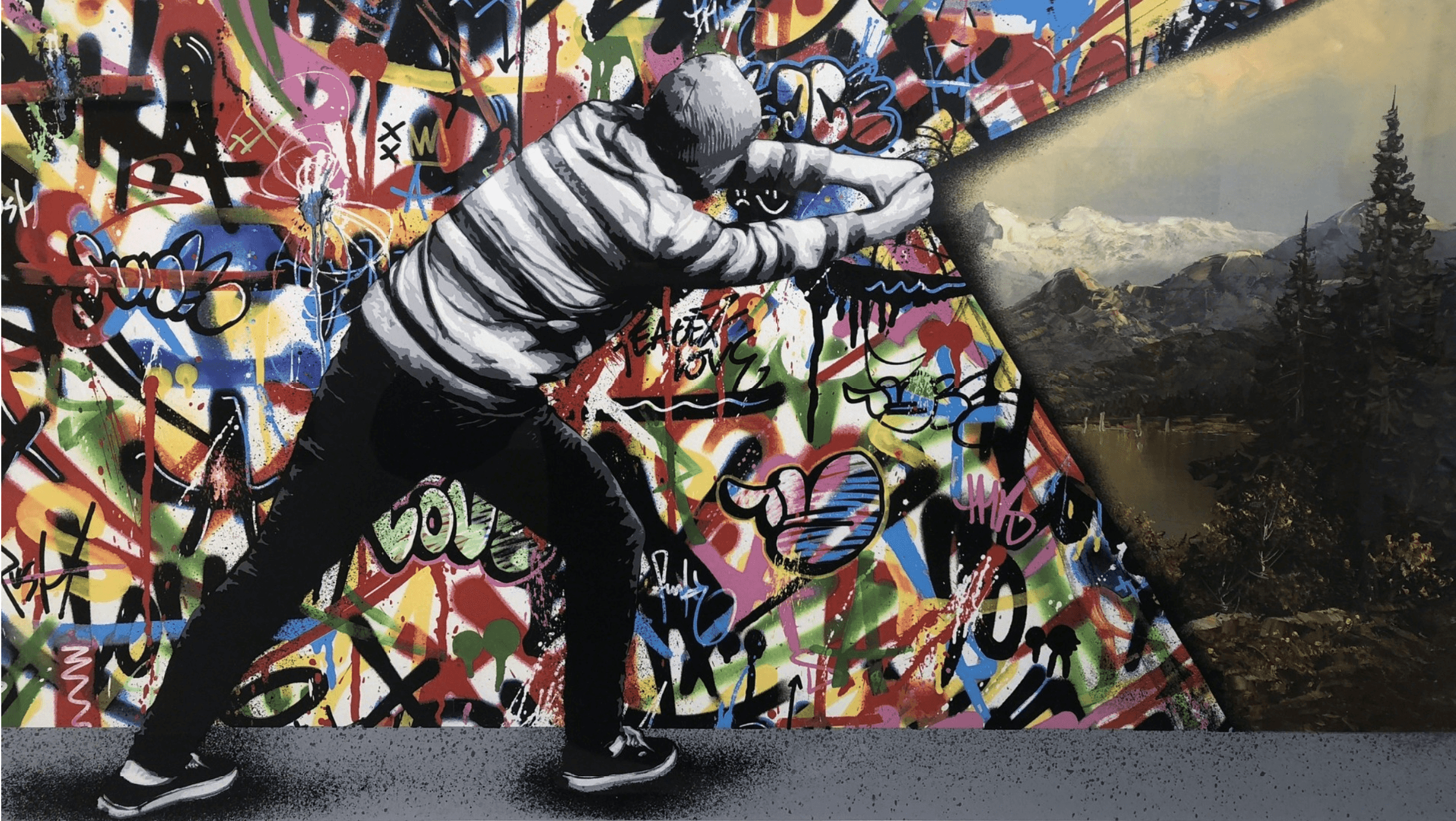Martin Whatson | Behind The Curtain (Landscape Variant Reverse