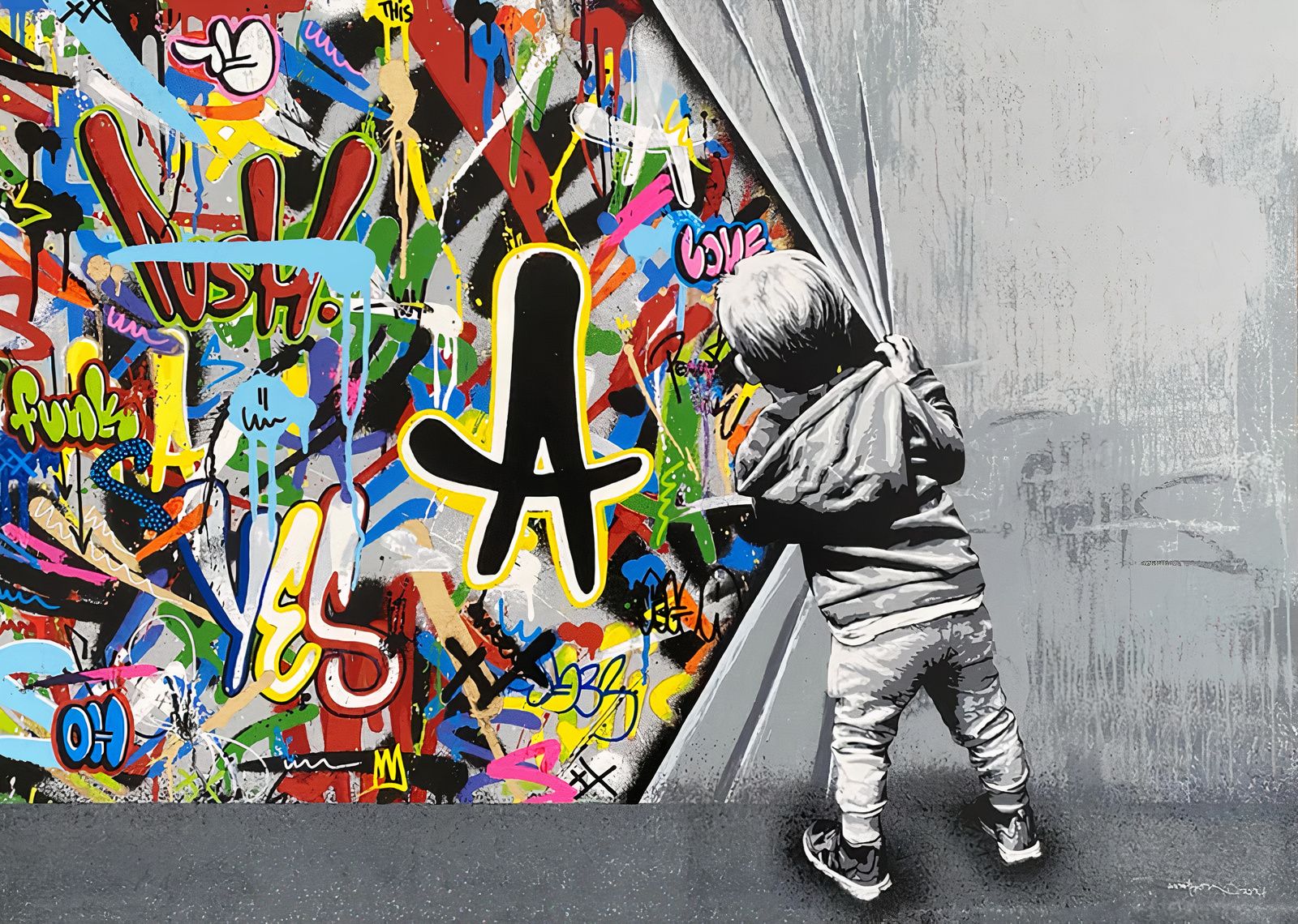 Martin Whatson Beyond The Wall 真作 Martin Whatson | Beyond The Wall | Buy & Sell | FairArt
