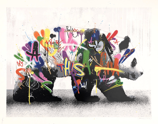 新品Martin Whatson「Panda Hand Finished Ed」 Martin Whatson | Panda (Hand Finished) | Buy & Sell | FairArt