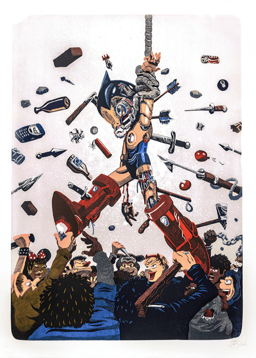 Deconstructed Homer Print Print by Matt Gondek - Buy & Sell Matt
