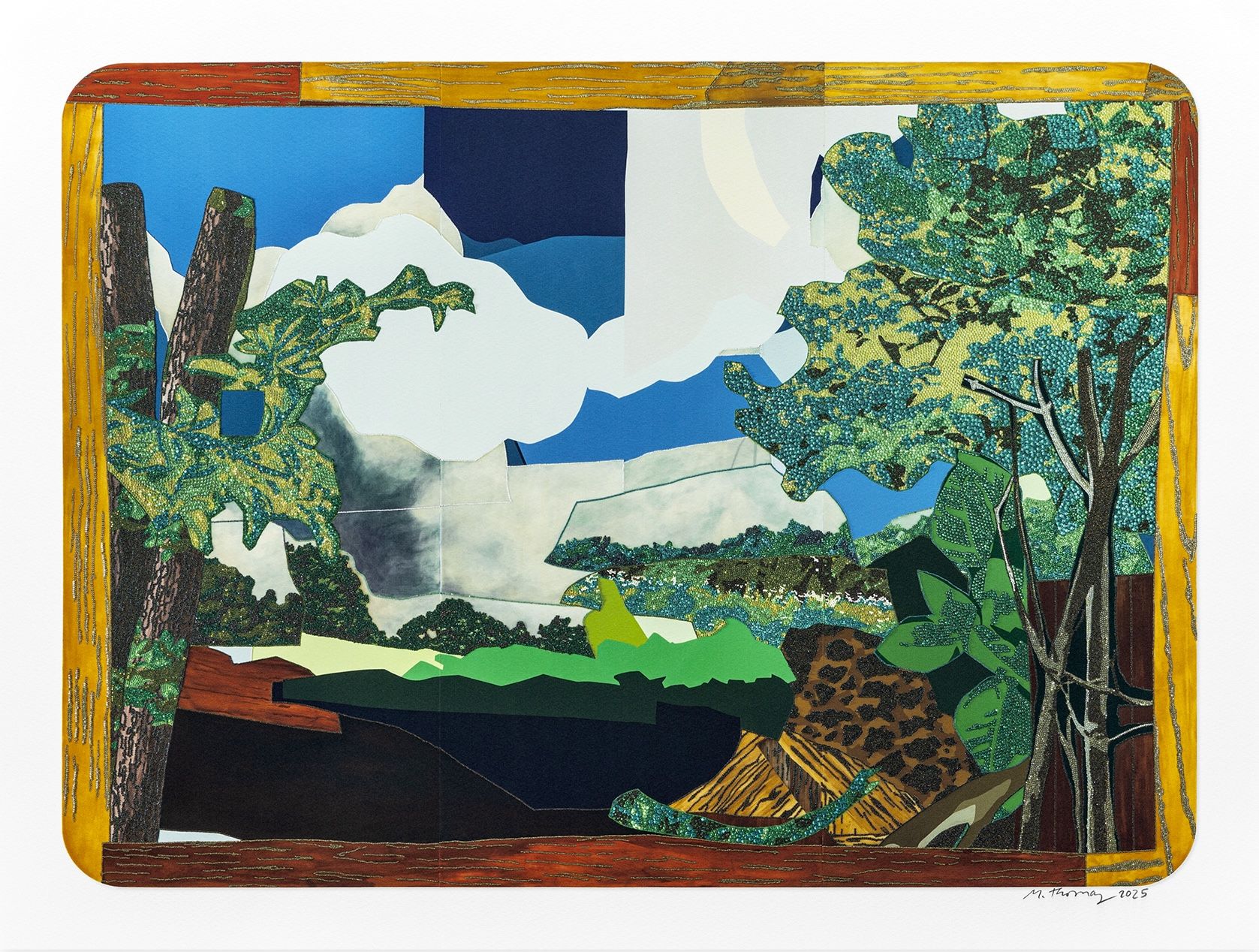 Mickalene Thomas | Landscape With Woman Washing Her Feet | Buy