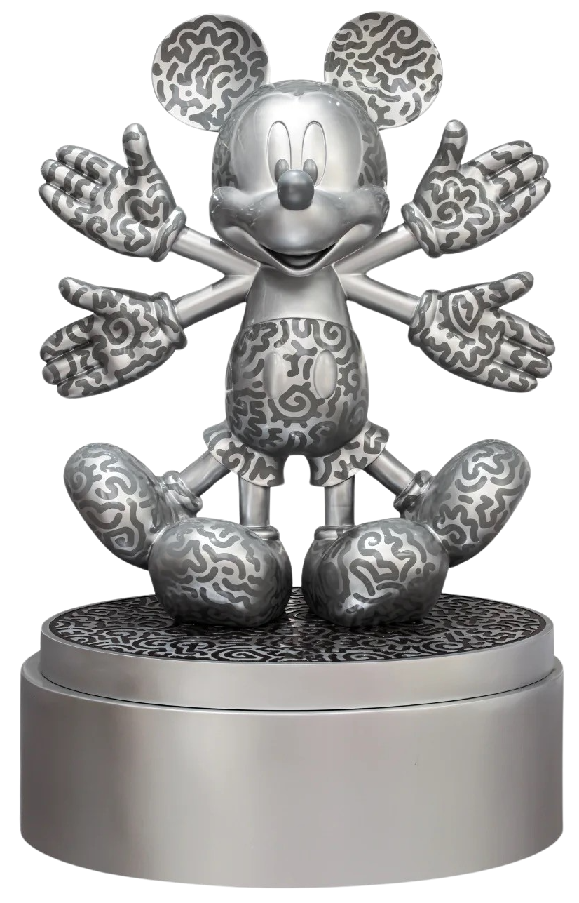 Mr. Doodle 120cm SA Mickey x Mr Doodle Grey Sculpture Buy & Sell
