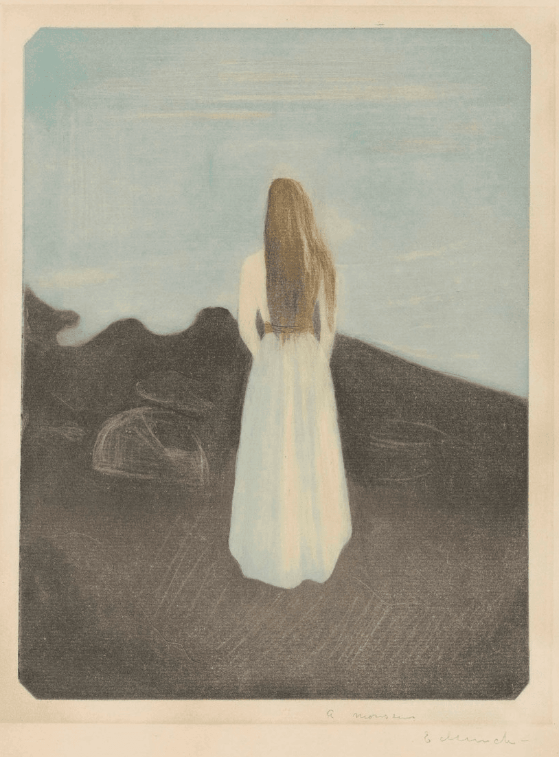 Munch, Young Woman on the Beach