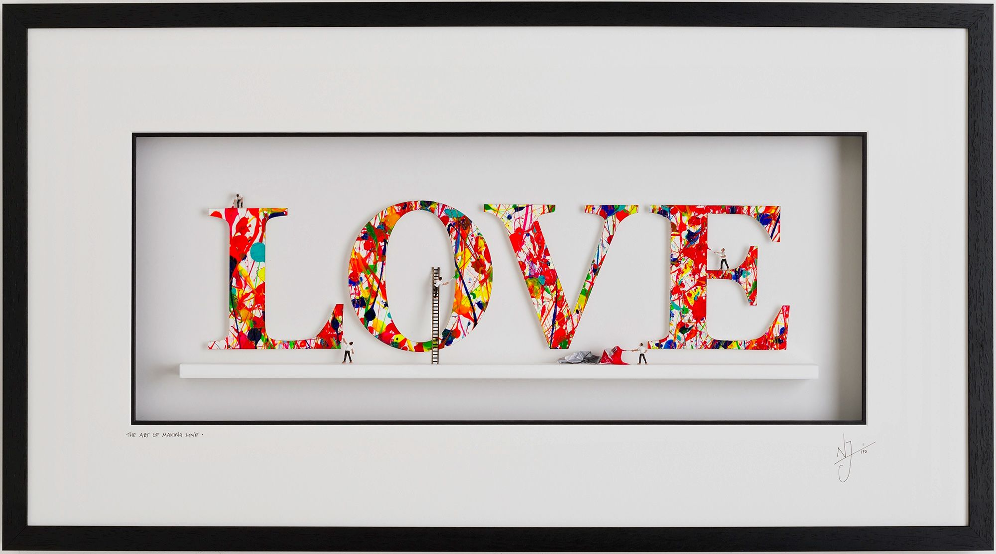 The Art of Making Love (Studio Edition) Sculpture by Nic Joly