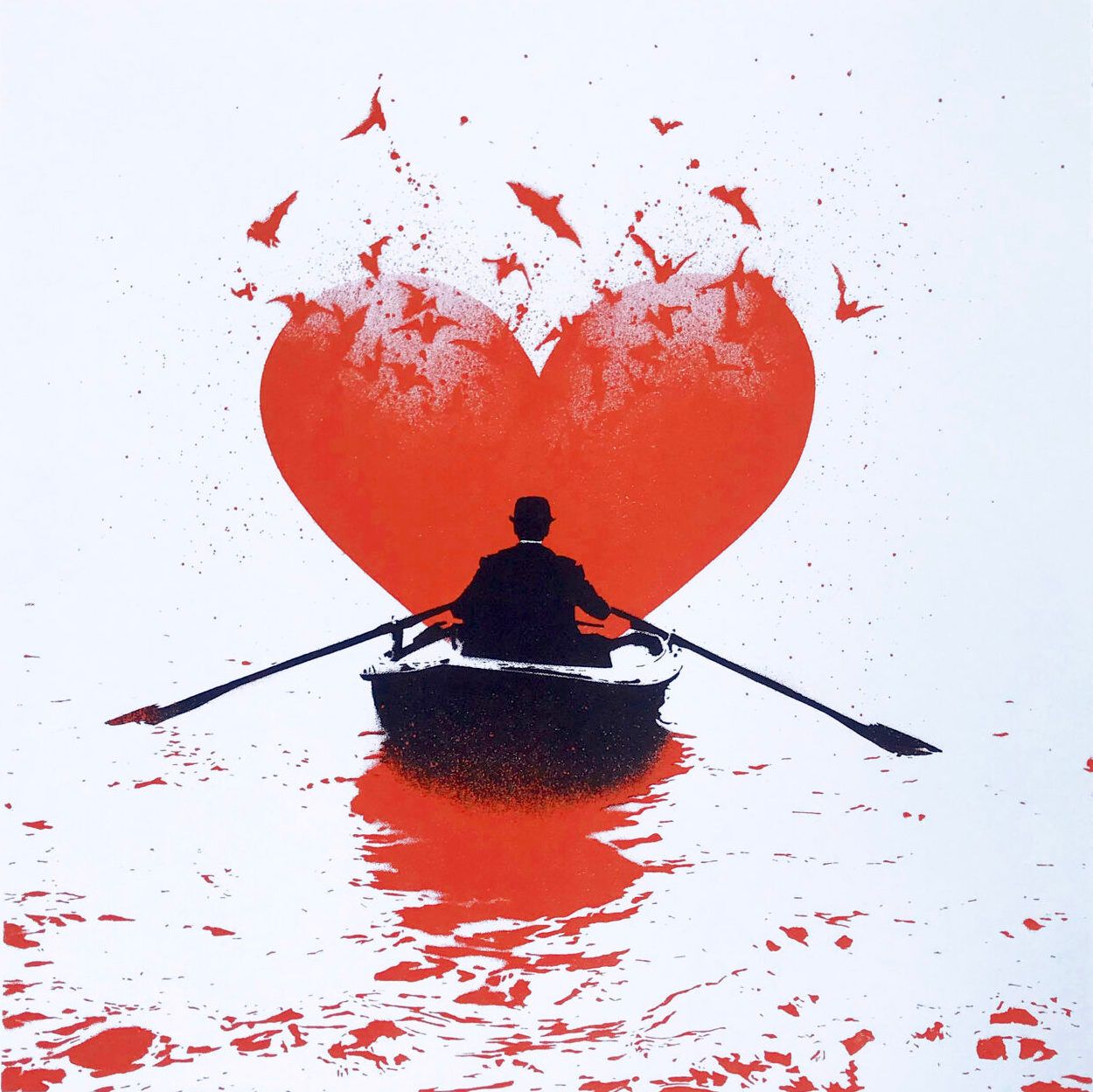 Nick Walker | Love Bats (Red) | Buy & Sell | FairArt