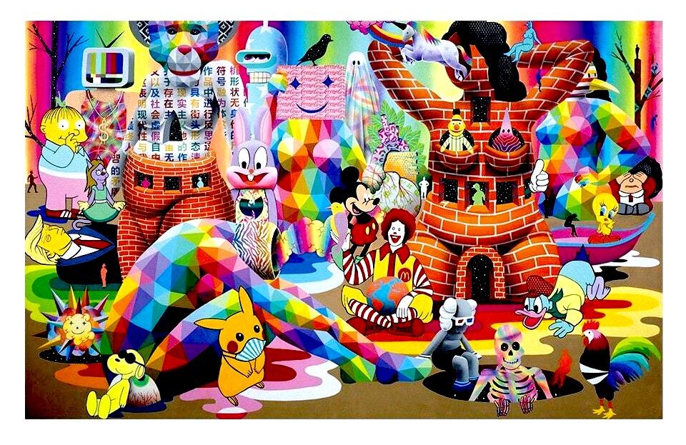 Quarantine Dreams Print by Okuda (Oscar San Miguel Erice) - Buy