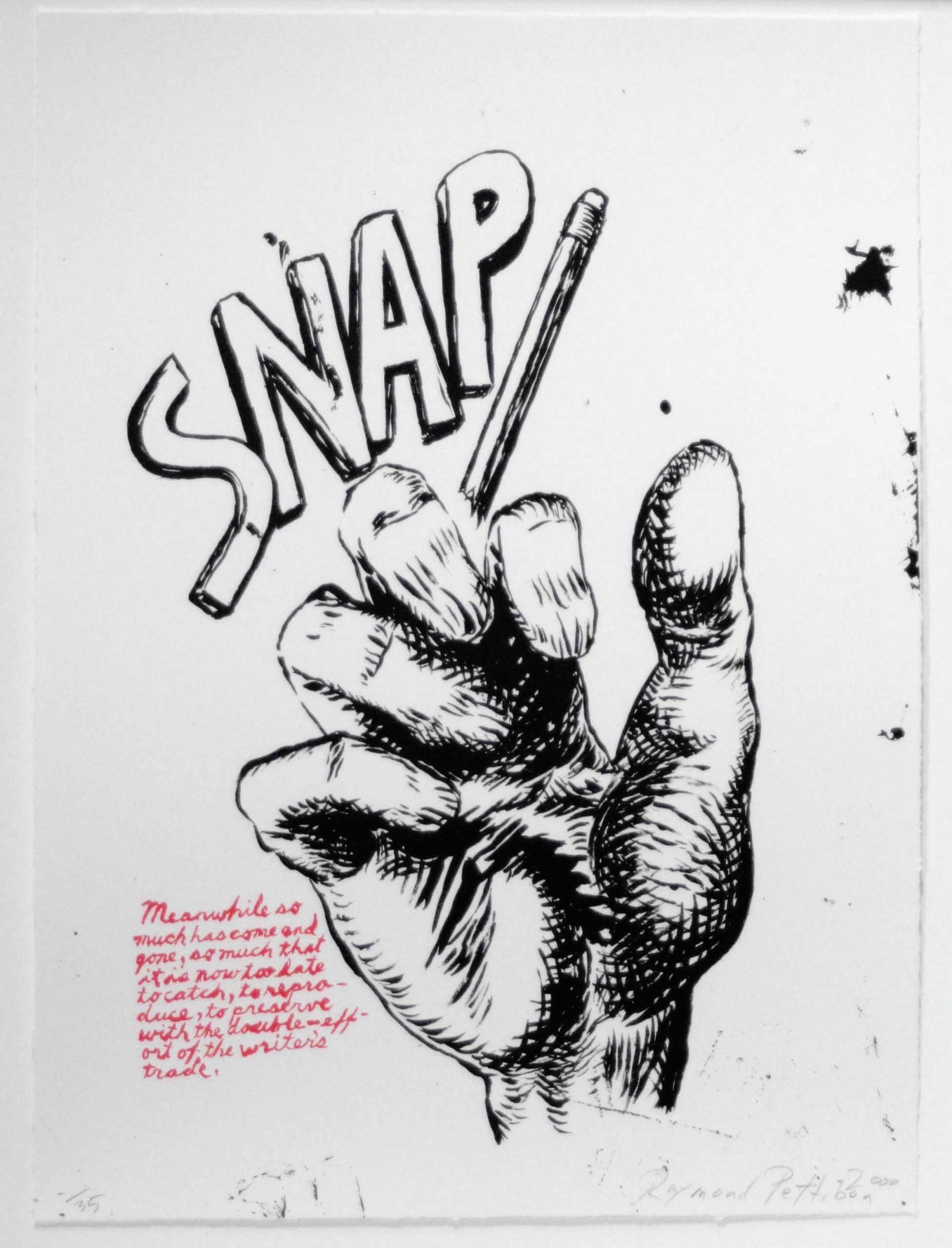 Raymond Pettibon | Untitled (Snap) | Buy & Sell | FairArt