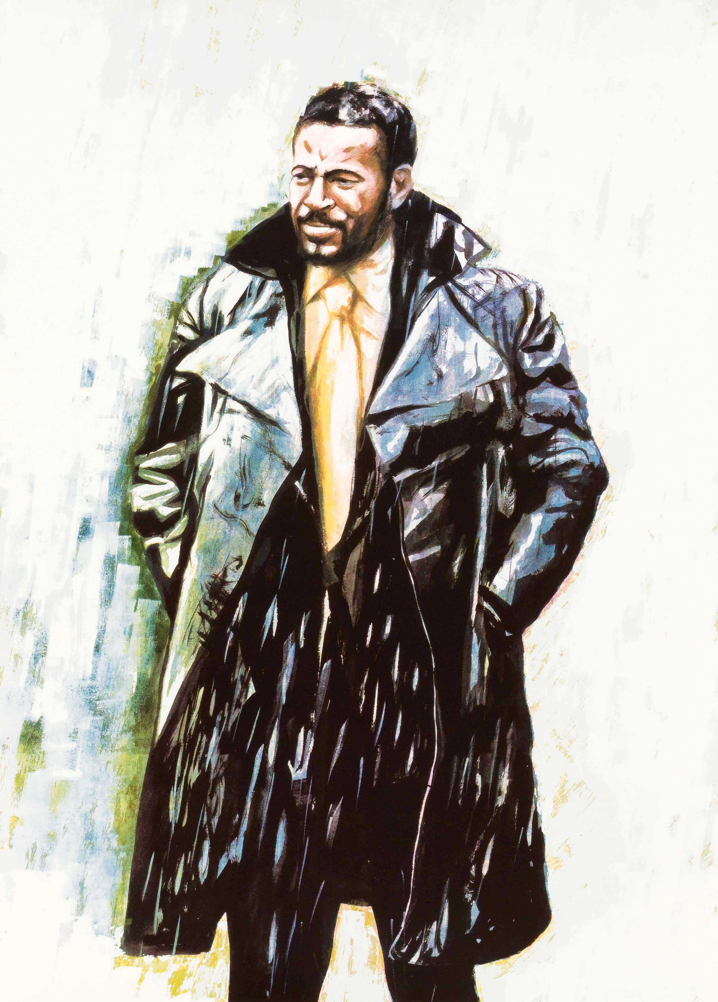 Marvin Gaye Print by Ronnie Wood - Buy & Sell Ronnie Wood Prints