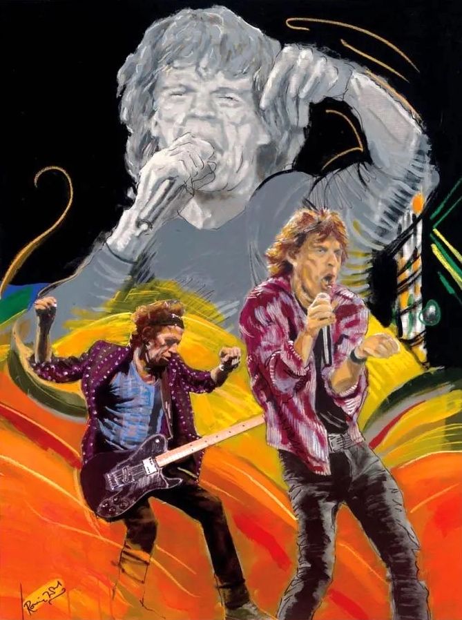 Ronnie wood rip this joint the famous flames buy sell fairart
