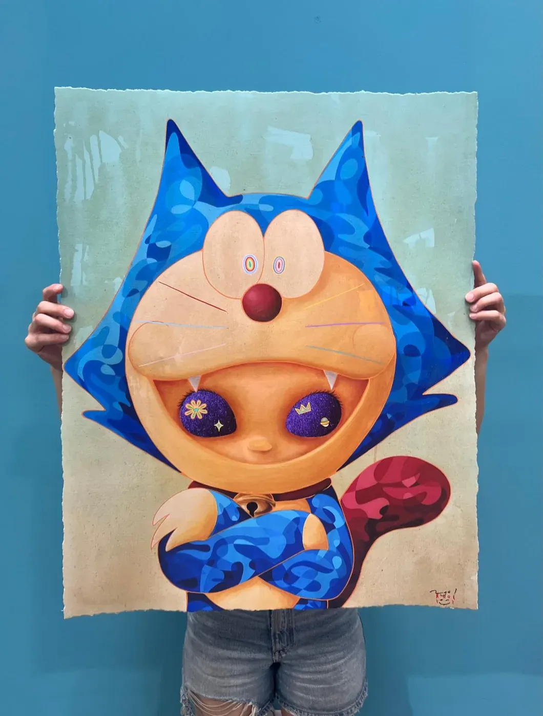 RYOL アートプリントDoraemon On Felix Silhouette Doraemon On Felix Silhouette Print by Ryol (Laksamana Ryo) - Buy