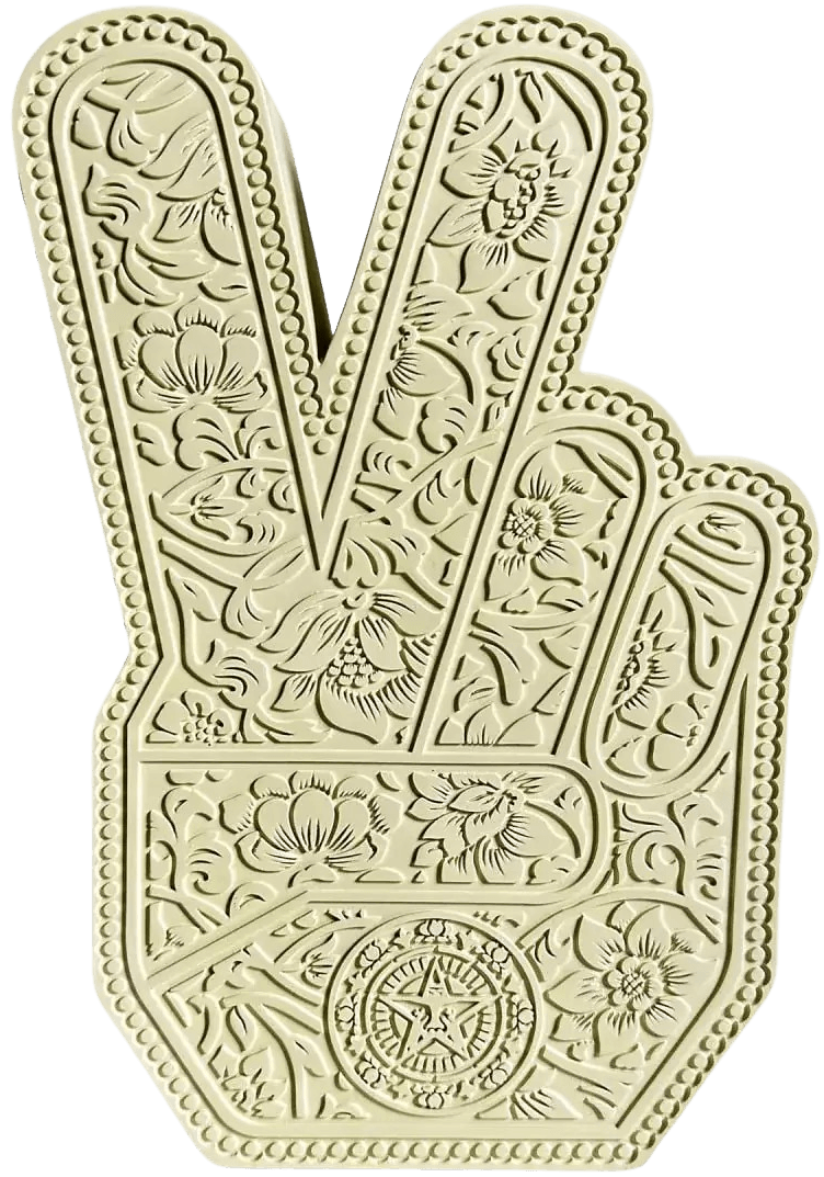 置物 Shepard Fairey Peace Fingers Sculpture Peace Fingers Sculpture by Shepard Fairey Editioned artwork