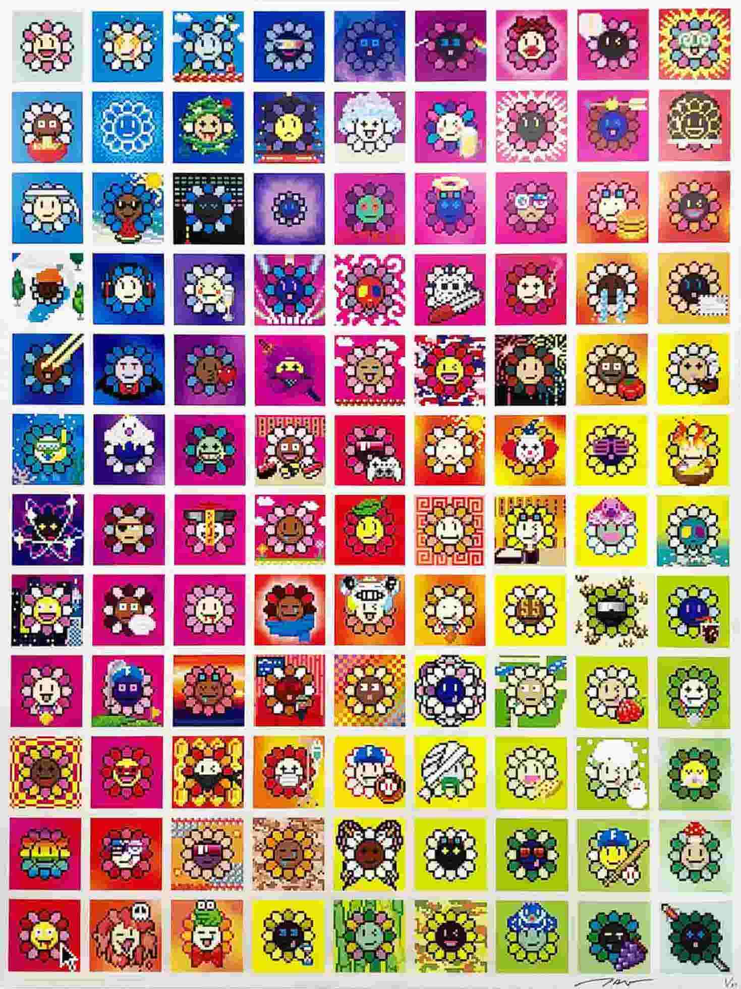 Takashi Murakami | 108 Kleshas Murakami.Flowers | Buy & Sell | FairArt