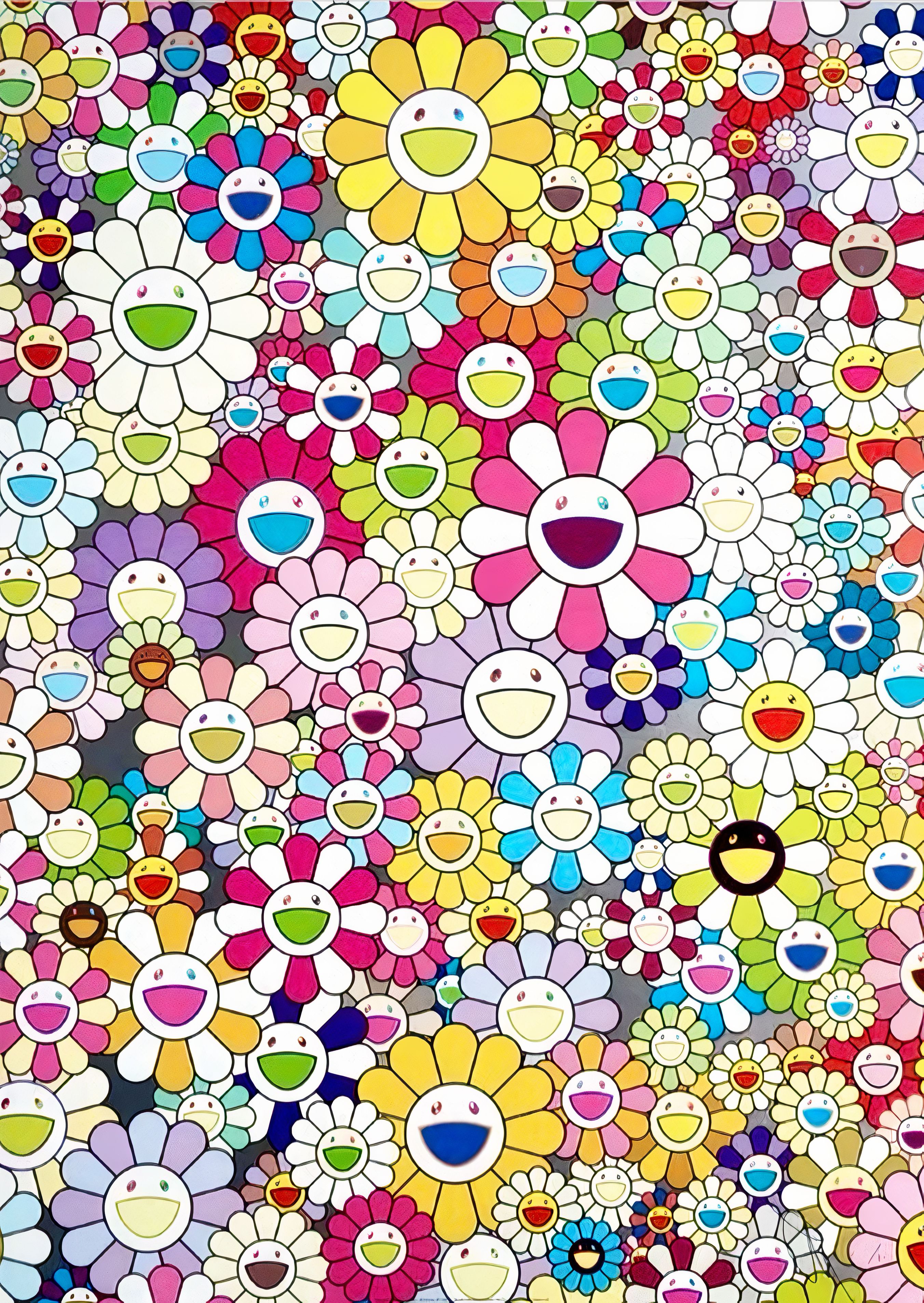 An Homage to Yves Klein Multicolor B Print by Takashi Murakami