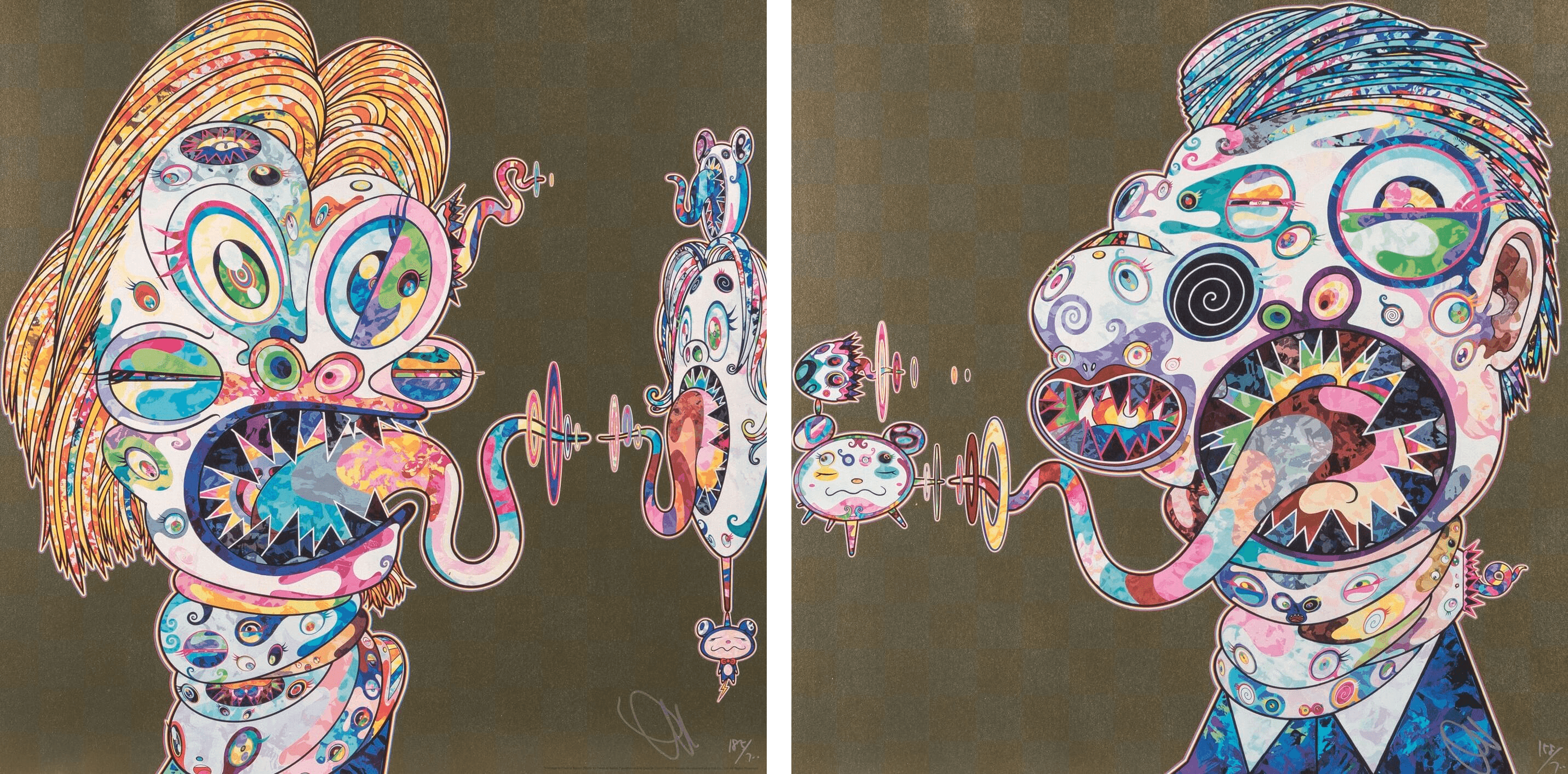 Takashi Murakami | Homage to Francis Bacon, Study for Head of