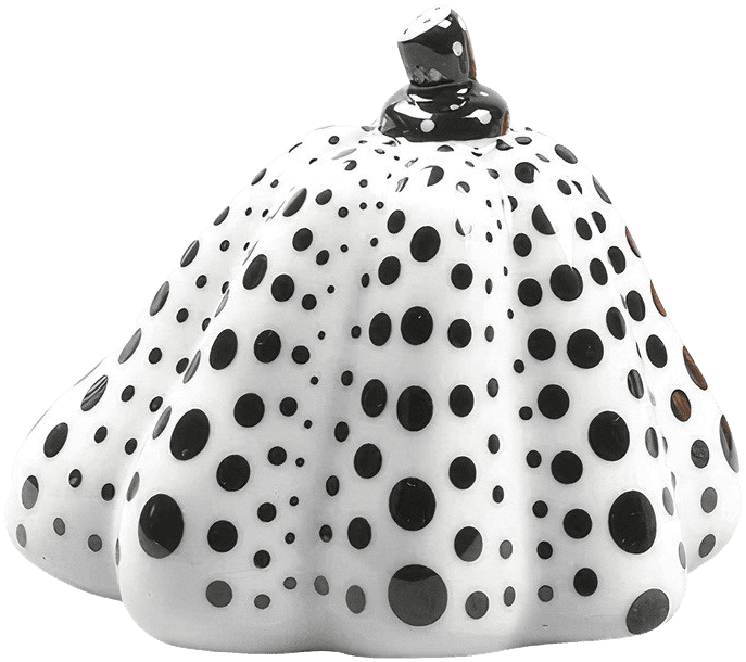 その他 Yayoi Kusama Pumpkin White & black 14cm Yayoi Kusama | Pumpkin (White T) (1992) | Artsy