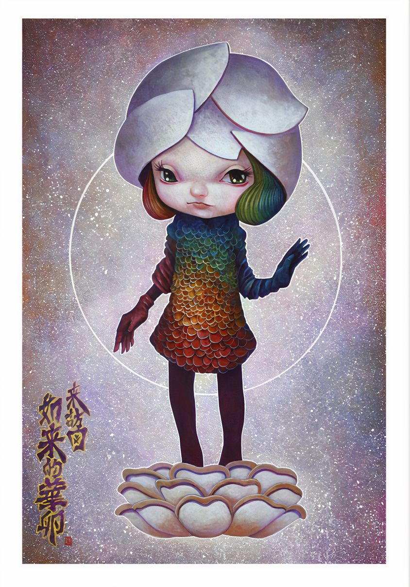 Yosuke Ueno | Girl Floweregg Like a Buddha Style | Buy