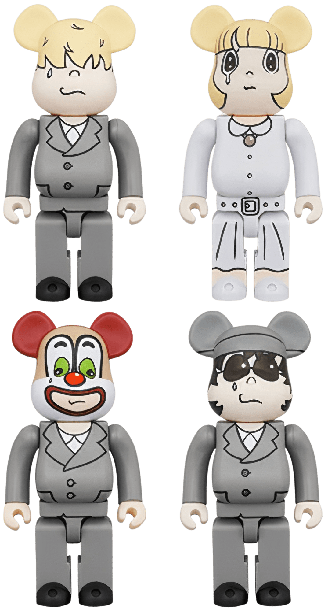SEKAI NO OWARI x eyewater x BE@RBRICK 400% Sculpture by Yuya