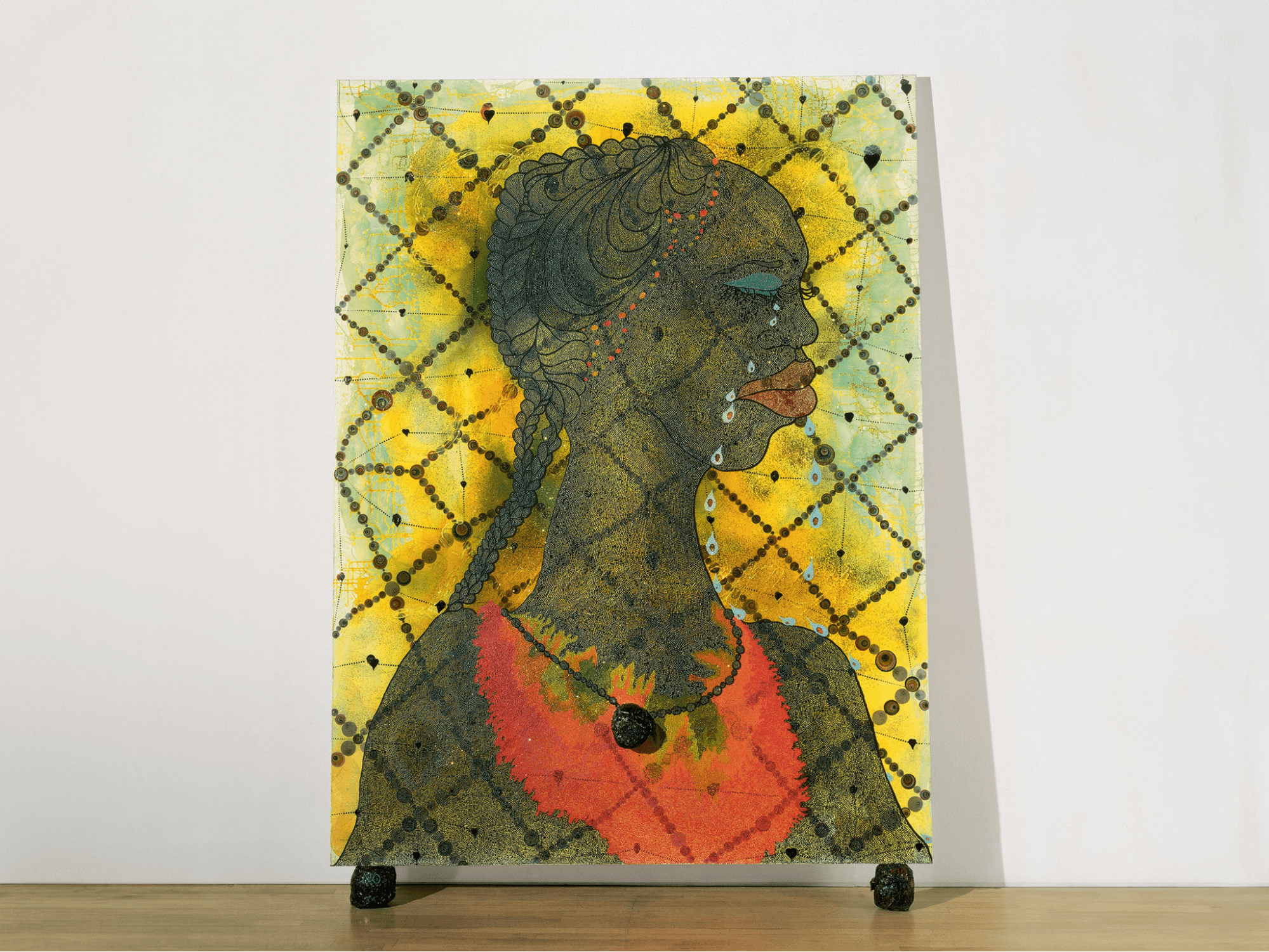 Chris Ofili, No Woman No Cry, 1998